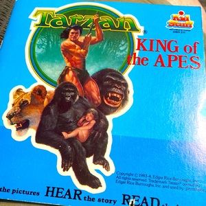 Vintage Tarzan King of the Apes See, hear, read book & vinyl/record